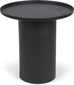 Kovový okrúhly odkladací stolík ø 45 cm Fleksa – Kave Home