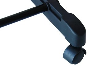 Vešiakový stojan na kolieskach OTTO čierny