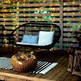 Solight 1V101-M- LED vonkajšia svetelná reťaz 100xLED/8 funkcií IP44 13m viacfarebná