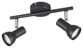 Čierne bodové svietidlo ø 8 cm Cantar – Trio