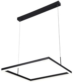 LED Stmievateľný luster na lanku LED/55W/230V 3000-6500K + diaľkové ovládanie