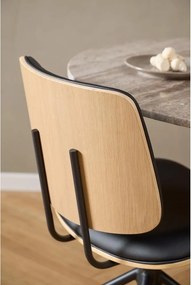 Čierna jedálenská stolička Owen – Actona