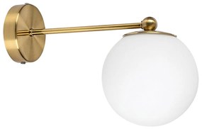 Rabalux 71081 - Nástenné svietidlo KIARA 1xE27/35W/230V zlatá