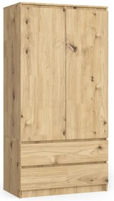 Skriňa S 90 cm 2D 2SZ CLP artisan