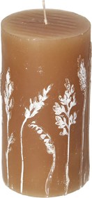 Sviečka Giulia 13cm light brown