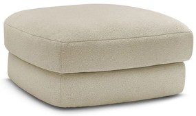 Béžová podnožka z textílie buklé Leonore – Bobochic Paris