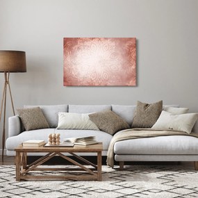 Obraz - Ružová mandala (90x60 cm)