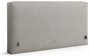 Svetlosivé čalúnené čelo postele 209x100 cm Olivia – Micadoni