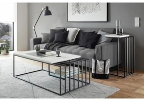 Odkladací stolík ZAIRA biely