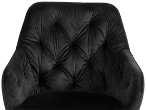 Noela Zamatová jedálenská stolička SIENA čierna