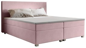 Manželská posteľ Boxspring 140 cm Simon Comfort (ružová) (s matracom, bez úložného priestoru). Vlastná spoľahlivá doprava až k Vám domov. 1056317