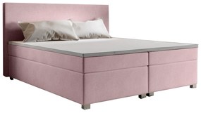 Manželská posteľ  Boxspring 180 cm Simon (ružová) (s matracom, bez úložného priestoru). Vlastná spoľahlivá doprava až k Vám domov. 1047341