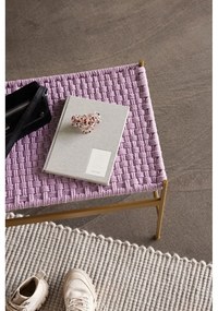 Fialová lavica Peri – Hübsch