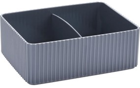 Kosmetický organizér Stripe sivá, 16 x 12 cm