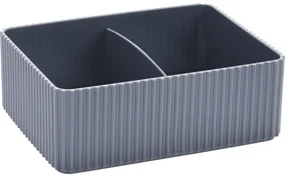 Kosmetický organizér Stripe sivá, 16 x 12 cm