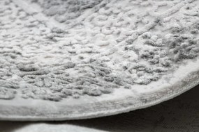 Koberec AKRYL VALS 8801 Ramka ornament, slonia kosť / sivý