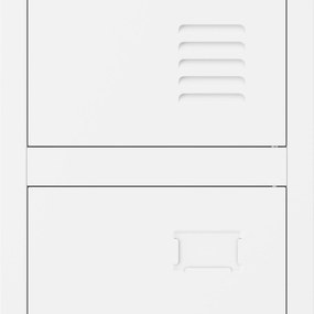 Šatníková skriňa pre zamestnancov biela BARTEK 1 Plus 292 x 1720 x 450 mm