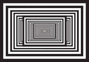 Fototapeta - Biely a čierny 3D tunel (254x184 cm)