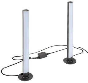 Rabalux 76014 - SADA 2x LED RGB Stmievateľná stolná lampa PACO LED/5W/5V