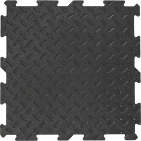 Gumová dlaždica Alfa 30 x 30 cm, čierna MHEU5100330