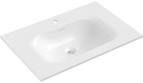 Mexen Vela, umývadlo na zapustenie 71 x 46,5 cm, biela lesklá, 25237000
