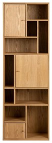 Knižnica v dekore duba v prírodnej farbe 61x180 cm Rangoon – Actona