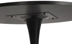 Noela Okrúhly jedálenský stôl v dekore čierneho dreva ORBIS 80