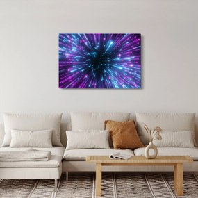 Obraz - Neónový priestor (90x60 cm)