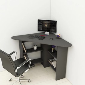 Písací stôl Corner - Anthracite