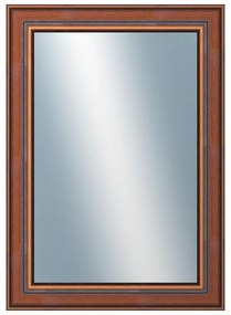 DANTIK - Zrkadlo v rámu, rozmer s rámom 50x70 cm z lišty ANGLIE hnedá (561)