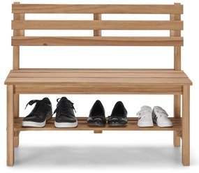 Záhradná lavička »Lenja« s poličkou