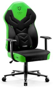 Herné kreslo Diablo X-Gamer 2.0 Normal Size čierno-zelené Diablochairs