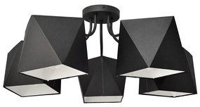 Helam Luster ADAMANT 5xE27/15W/230V čierna P-0501/5 BK