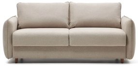 Béžová rozkladacia pohovka 185 cm Carlota – Kave Home