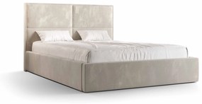 Manželská posteľ 160 cm Alfonso (béžová) (s roštom a úložným priestorom). Vlastná spoľahlivá doprava až k Vám domov. 1046805