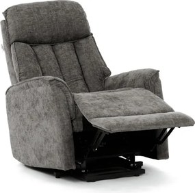 Polohovacie kreslo sivé, elektrické TV-H9727 GREY2