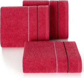 FROTÉ UTERÁK SUZI SADA 3KS 70X140 CM ČERVENÁ