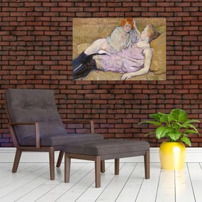 Obraz - Henri de Toulouse-Lautrec, The Sofa, reprodukcia (90x60 cm)
