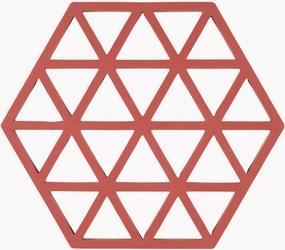 Silikónové podložky pod poháre Triangles, 6 ks