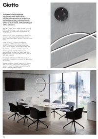 Redo 01-1737 - LED Stmievateľný luster na lanku GIOTTO LED/56W/230V čierna