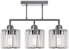 Toolight - Stropné svietidlo GLAMOUR 3xE27 392228, chrómová, OSW-09685