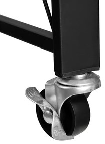 Pojazdný regál GESTEL 5 políc čierny