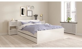 Biela dvojlôžková posteľ 160x200 cm Naia – Tvilum