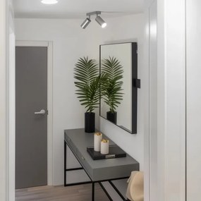 Brilagi - Kúpeľňové bodové svietidlo SELE 2xGU10/30W/230V IP44 strieborná