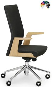 FORMDESIGN Dizajnové kancelárske kreslo EDGE UNA 100 čalúnenie KLASIK