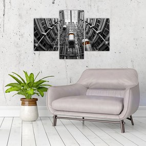 Obraz výťahu v budove (90x60 cm)