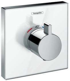 Hansgrohe ShowerSelect Glass, termostat HighFlow pod omietku, biela/chrómová, HAN-15734400