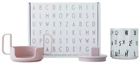 Levanduľovofialový detský hrnček Design Letters Grow With Your Cup