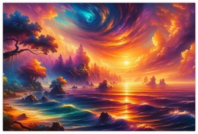Obraz - Magický svet (90x60 cm)