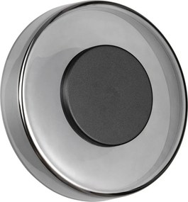 Matne čierne LED nástenné svietidlo so stmievačom ø 22 cm Celeste – Trio